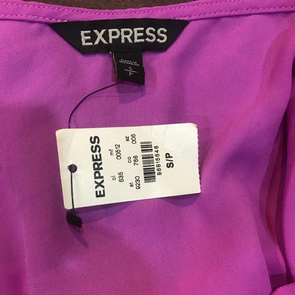 Express purple crossover top - Picture 4 of 4